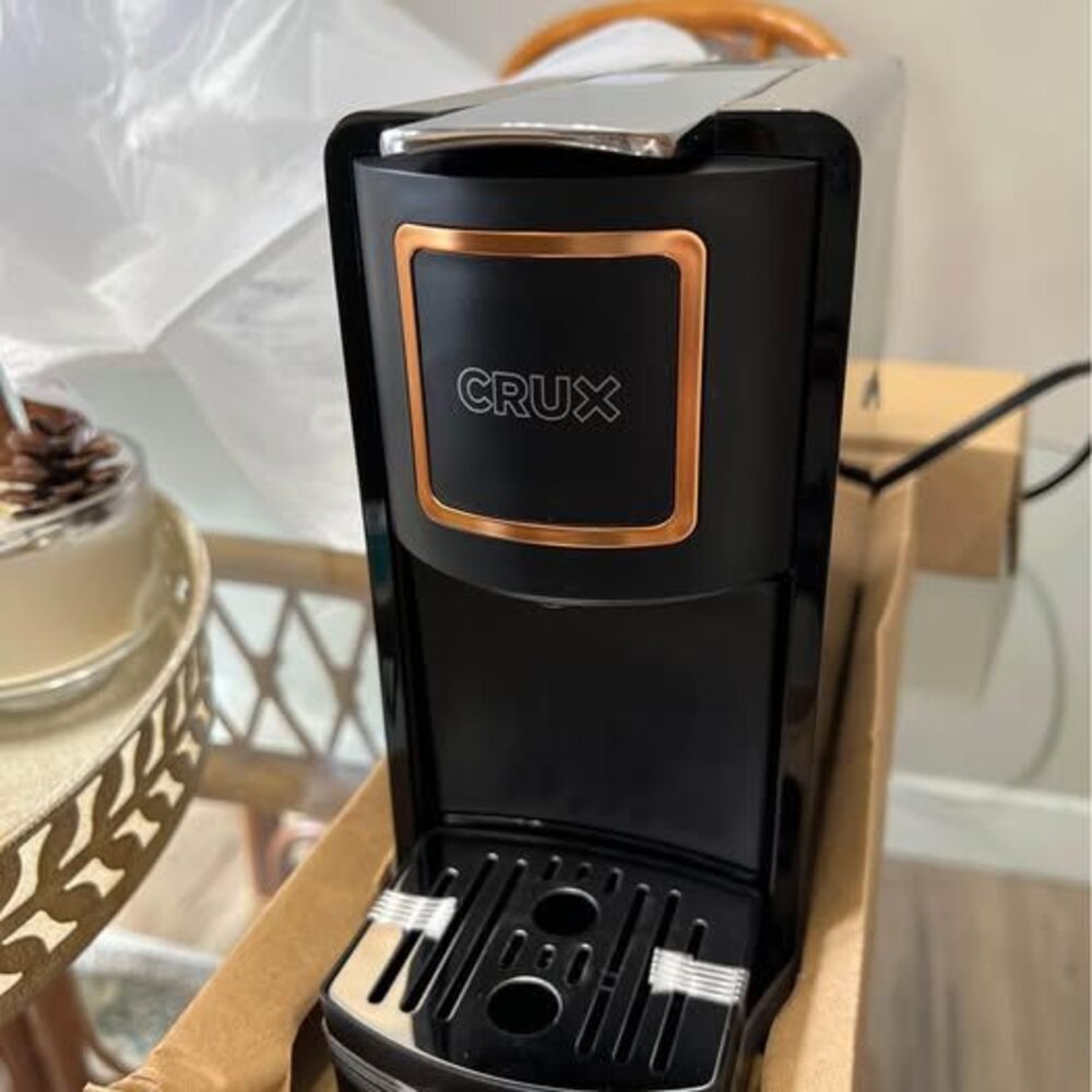 Crux Espresso Machine for Nespresso Pods Programmable Coffee Brewer Capsule Co
